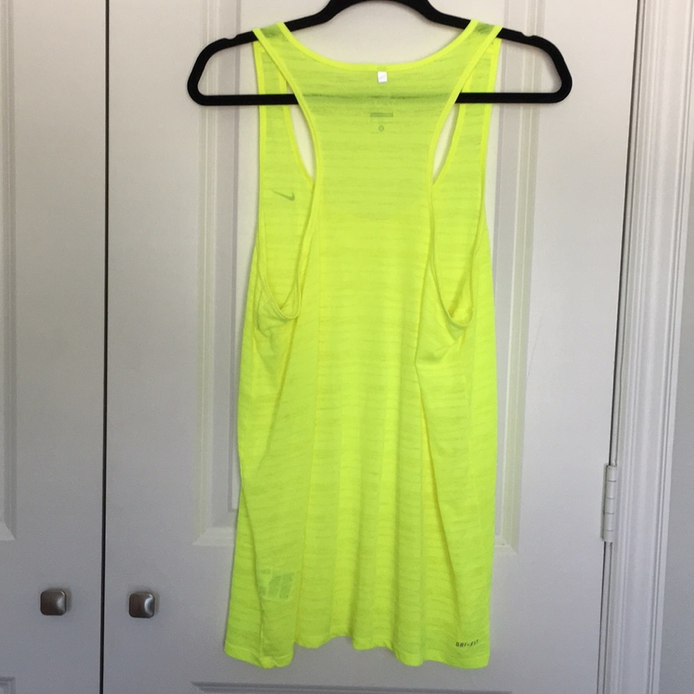 Nike Dri-Fit Tank top Neon Large - Picture 4 of 5